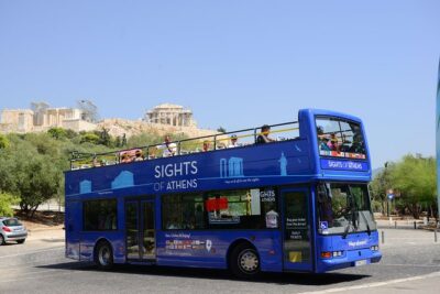 Hop on Hop Off Classic tour of Athens, Piraeus & Beaches - Acropolis Museum, Parthenon drop-off, and Olympian Zeus columns